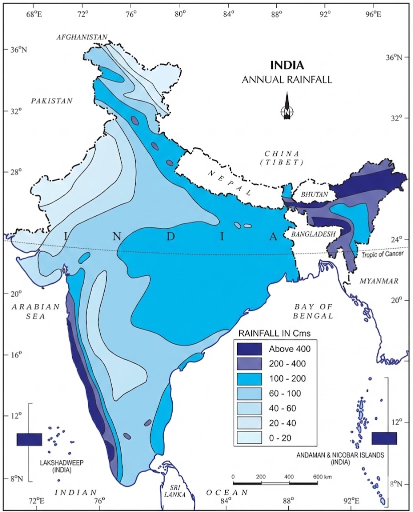 Seasonal Rainfall Map